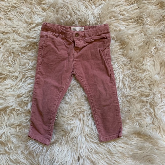baby pink corduroy pants